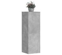 vidaXL Plant Stands 2 pcs Concrete Grey 33x33x100 cm Engineered Wood