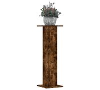 vidaXL Plant Stands – 2 pcs Indoor Plant Pot Holders, Engineered Wood Smoked Oak 30x30x95 cm