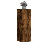 vidaXL Plant Stand 2 Pieces Smoked Oak 33 x 33 x 100 cm Wood Material