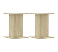 Plant Stands Garden Plant Pot Holder Flower Stand 2 pcs Engineered Wood vidaXL