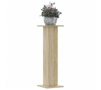 vidaXL Plant Stands 2 pcs Sonoma Oak 30x30x95 cm Engineered Wood