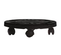 vidaXL Plant Trolleys with Wheels 5 pcs Diameter 11.8"""" Black 374.8 lb