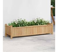 vidaXL Planter 100x30x25 cm Bamboo