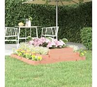 vidaXL Planter 110x110x27 cm Solid Wood Douglas 01 UK HOT