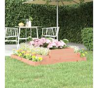 vidaXL Planter 110x110x27 cm Solid Wood Douglas, Brown