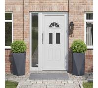 VidaXL Planter 2 Pcs Anthracite 40 X 40 X 75 Cm Steel
