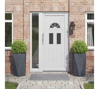 vidaXL Planter 2 pcs Anthracite 40 x 40 x 75 cm Steel