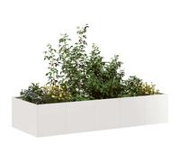 Planter Stainless Steel Cold-Rolled Steel 200x80x40cm Raised Garden Bed Outdoor
