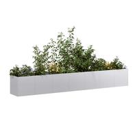 Planter Outdoor Flower Pot Garden Raised Bed Patio Plant Pot Steel vidaXL
