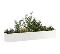 Planter stainless steel 280x40x40cm coldrolled steel long flower box for balcony