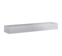 vidaXL Planter 360x80x40 cm Galvanised Steel plant pot plant stand raise bed