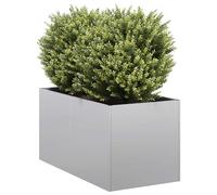 vidaXL Planter 40x80x40 cm Galvanised Steel