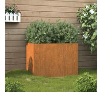 vidaXL Planter 62x47x46 cm Corten Steel