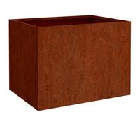 vidaXL Planter 62X47X46cm Corten Steel, Brown