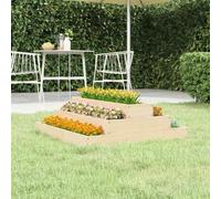 vidaXL Planter 80x80x27 cm Solid Wood Pine 01 UK HOT