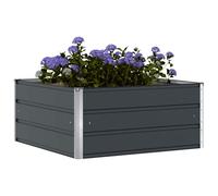 vidaXL Planter Anthracite 100 x 100 x 45 cm Steel