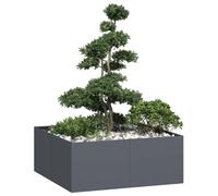 vidaXL Planter Anthracite 100x100x40 cm Steel