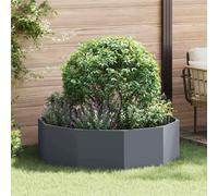 vidaXL Planter Anthracite 120 x 120 x 35 cm Steel