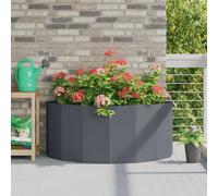 vidaXL Planter Anthracite 120 x 60 x 50 cm Steel