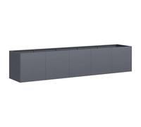 vidaXL Planter Anthracite 200x40x40 cm Cold-rolled Steel