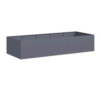 vidaXL Planter Anthracite 200x80x40 cm Steel
