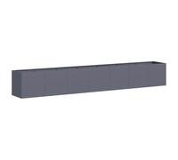 vidaXL Planter Anthracite 280x40x40 cm Cold-rolled Steel