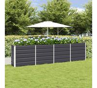vidaXL Planter Anthracite 320 x 40 x 75 cm Steel