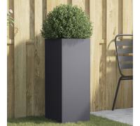 vidaXL Planter Anthracite 32x29x75 cm Steel