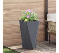vidaXL Planter Anthracite 40 x 40 x 75 cm Steel