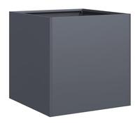 vidaXL Planter Anthracite 40x40x40 cm Cold-rolled Steel plant pot plant stand