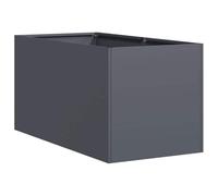 vidaXL Planter Anthracite 40x80x40 cm Cold-rolled Steel, plant pot, plant stand, raise bed, planter stand, plant tray, garden planter, outdoor planter