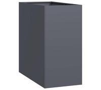 vidaXL Planter Anthracite 40x80x80 cm Steel | Made from cold-rolled steel, Large 80 x 40 x 80 cm dimensions, Designed for outdoor use