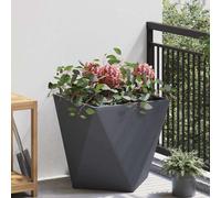 vidaXL Planter Anthracite 50 x 50 x 50 cm Steel