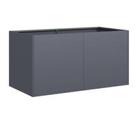 vidaXL Planter Anthracite 80x40x40 cm Cold-rolled Steel