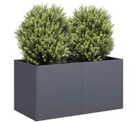 vidaXL Planter Anthracite 80x40x40 cm Cold-rolled Steel