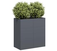 vidaXL Planter Anthracite 80x40x80 cm Cold-rolled Steel