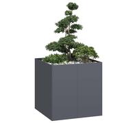 vidaXL Planter Anthracite 80x80x80 cm Steel