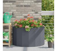 vidaXL Planter Anthracite 90 x 45 x 50 cm Steel