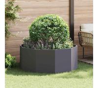 vidaXL Planter Black 120 x 120 x 50 cm Steel