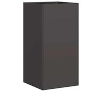 vidaXL Planter Black 40x40x80 cm Cold-rolled Steel