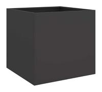 vidaXL Planter Black 42x40x39 cm Steel