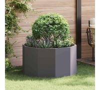 vidaXL Planter Black 90 x 90 x 50 cm Steel