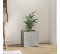 vidaXL Planter Box Concrete Grey 40x40x40 cm Engineered Wood NEW
