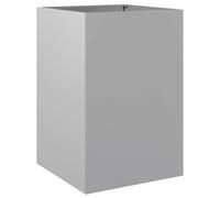 vidaXL Planter Silver 52X48X75cm Galvanised Steel, Silver