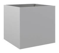 vidaXL Planter Flower Box Plant Pot Garden Raised Bed Silver Galvanised Steel