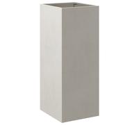 vidaXL Planter Flower Box Plant Pot Garden Raised Bed Silver Stainless Steel