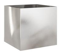 (silver, 49 x 47 x 46 cm/ 1 pcs) vidaXL Planter Raised Garden Bed Plant Pot Flower Pot Grey Weathering Steel