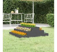 Solid Wood Pine Planter Raised Bed Planter Flower Box Wooden Plant Pot vidaXL