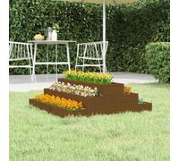 vidaXL Planter Honey Brown 80x80x27 cm Solid Wood Pine