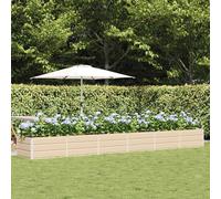 vidaXL Planter Ivory 480 x 80 x 45 cm Steel